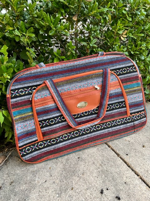 Mexican Aztec Design Carry On Bag